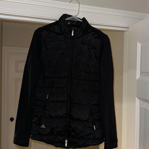 Adidas puffer zip up